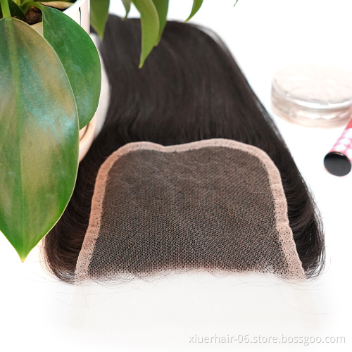 Cuticle Aligned Top Quality Invisible Straight Wave For Black Women 5x5 Human Hair hd Closures and Transparent hd Lace closure